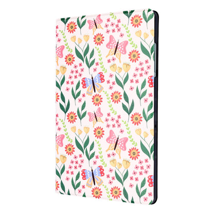 Samsung Galaxy Tab A11 Plus Tablethoes - Bloemen - Smart Cover