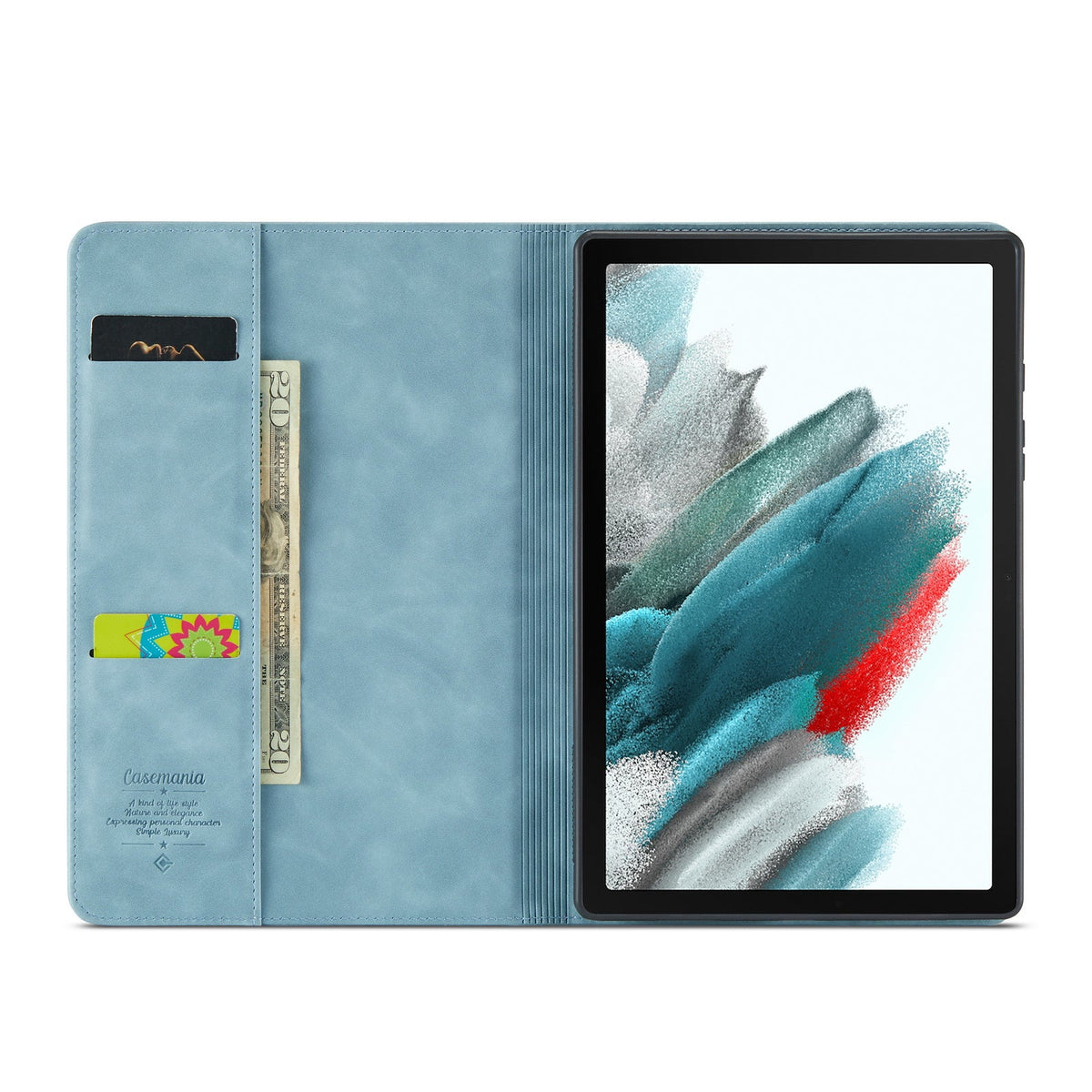 Apple iPad Pro 11 (2024) Tablethoes - Aqua Blue - Draaibare Bookcase