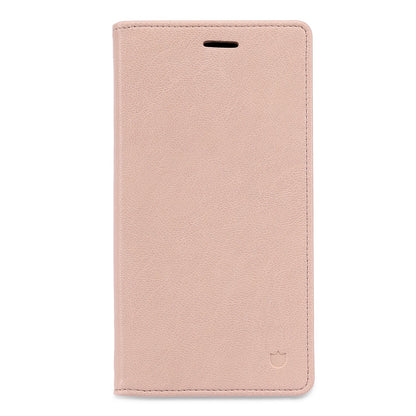 Apple iPhone 14 Hoesje - Pale Pink - Dunne Leather-look Back Cover