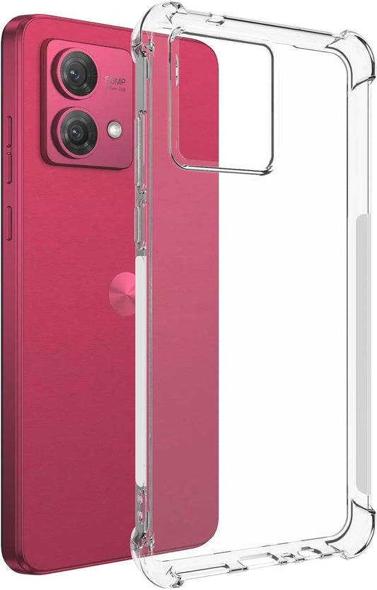 Motorola Moto G84 Case - Clear - Shockproof Hybrid Back Cover