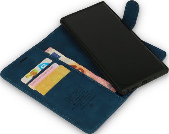 Oppo A76 Hülle - Navy Blue - 2-in-1 Klapphülle mit Kartenfach