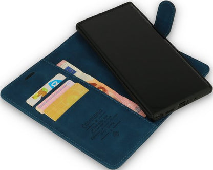 Samsung Galaxy S23 Plus Hoesje - Navy Blue - 2 in 1 Bookcase