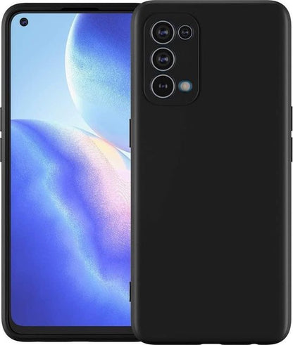 Oppo Find X3 Lite 5G Hoesje - Zwart - Siliconen Back Cover