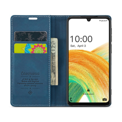Samsung Galaxy M23 Hoesje - Navy Blue - Dunne Bookcase