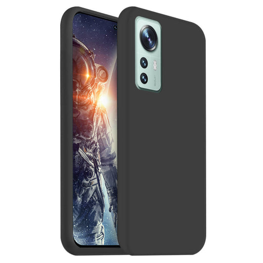 Coque Xiaomi 12 - Noir - Coque arrière silicone