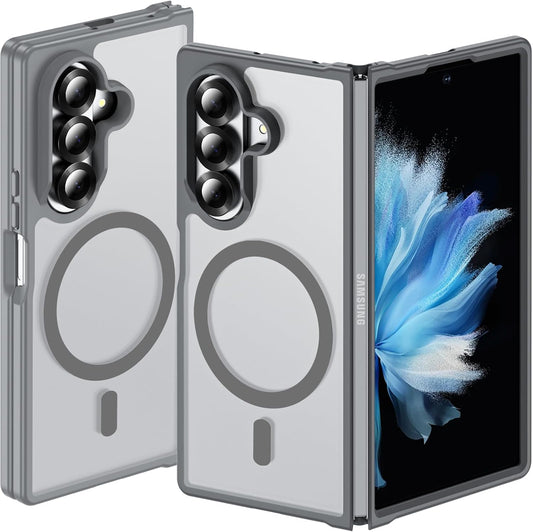 Samsung Galaxy Z Fold8 Ultra Hülle - Grau - Mattes Armor-MagSafe-Backcover