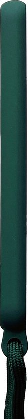 Samsung Galaxy S22 Plus Hoesje - Groen - Siliconen Back Cover met Telefoonkoord