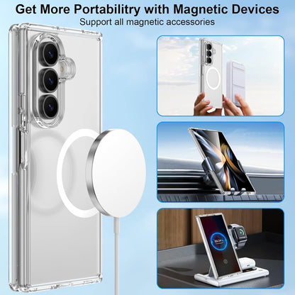 Samsung Galaxy Z Fold 7 Hoesje - Transparant - Anti-Shock MagSafe Back Cover