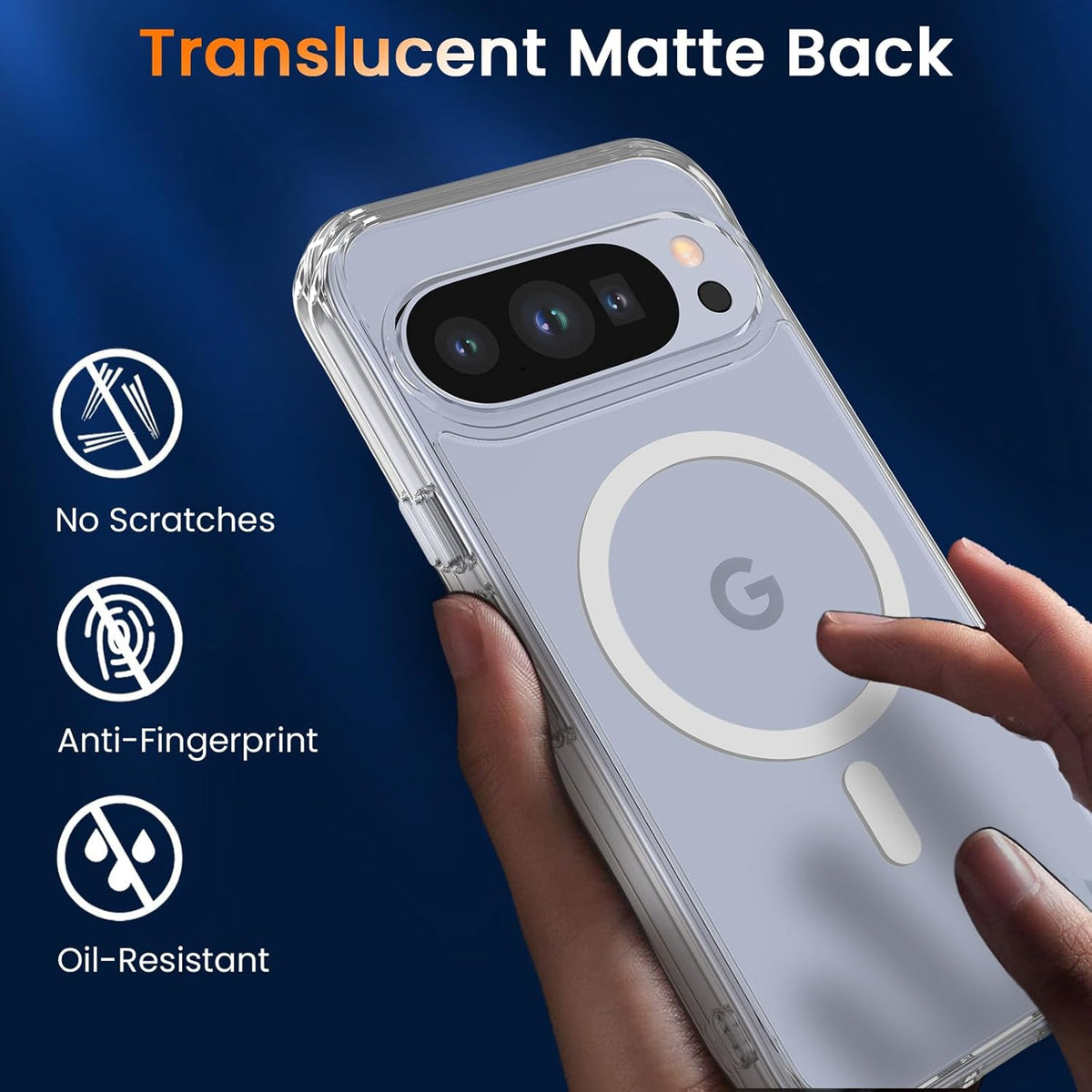 Google Pixel 10 Pro XL Hoesje - Transparant - Anti-Shock MagSafe Back Cover