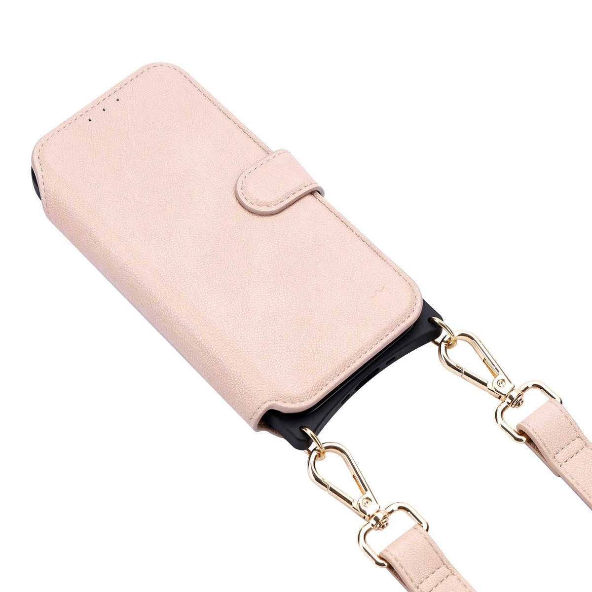 Apple iPhone Air Hoesje - Roze - CM Amsterdam Back Cover met Telefoonkoord