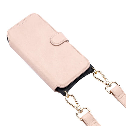 Apple iPhone Air Hoesje - Roze - CM Amsterdam Back Cover met Telefoonkoord