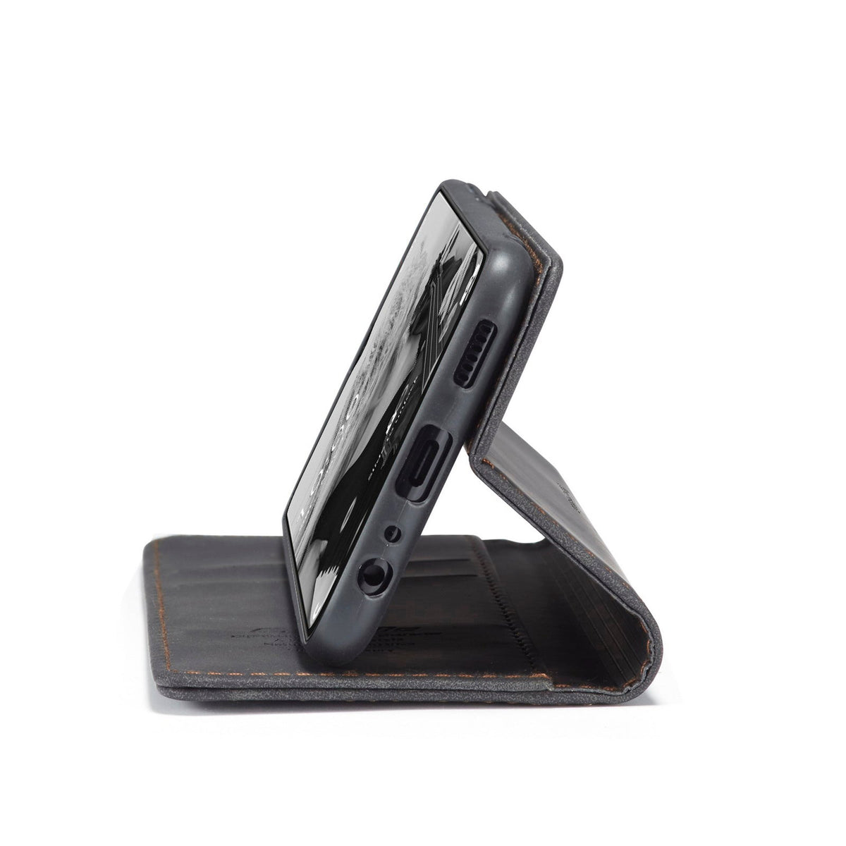 Oppo A79 Hoesje - Charcoal Gray - Dunne Bookcase