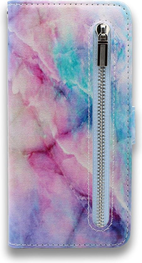 Samsung Galaxy S10+ Hoesje - Marmer - Print Bookcase