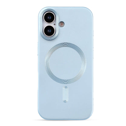 iPhone 17 Hoesje - Licht Blauw - Matte Siliconen MagSafe Back Cover