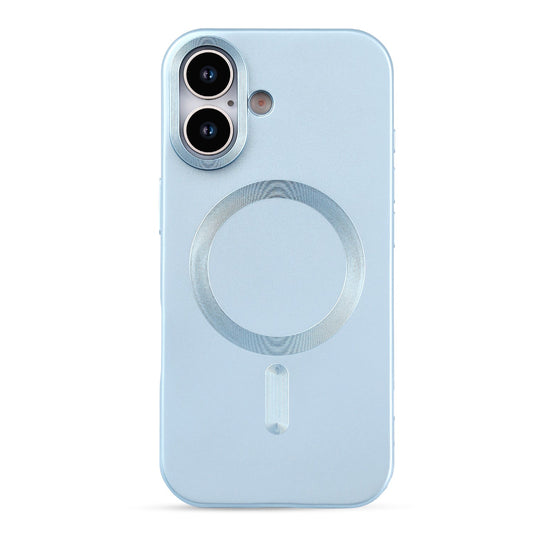 Apple iPhone 17 Case - Light Blue - Matte Silicone MagSafe Back Cover