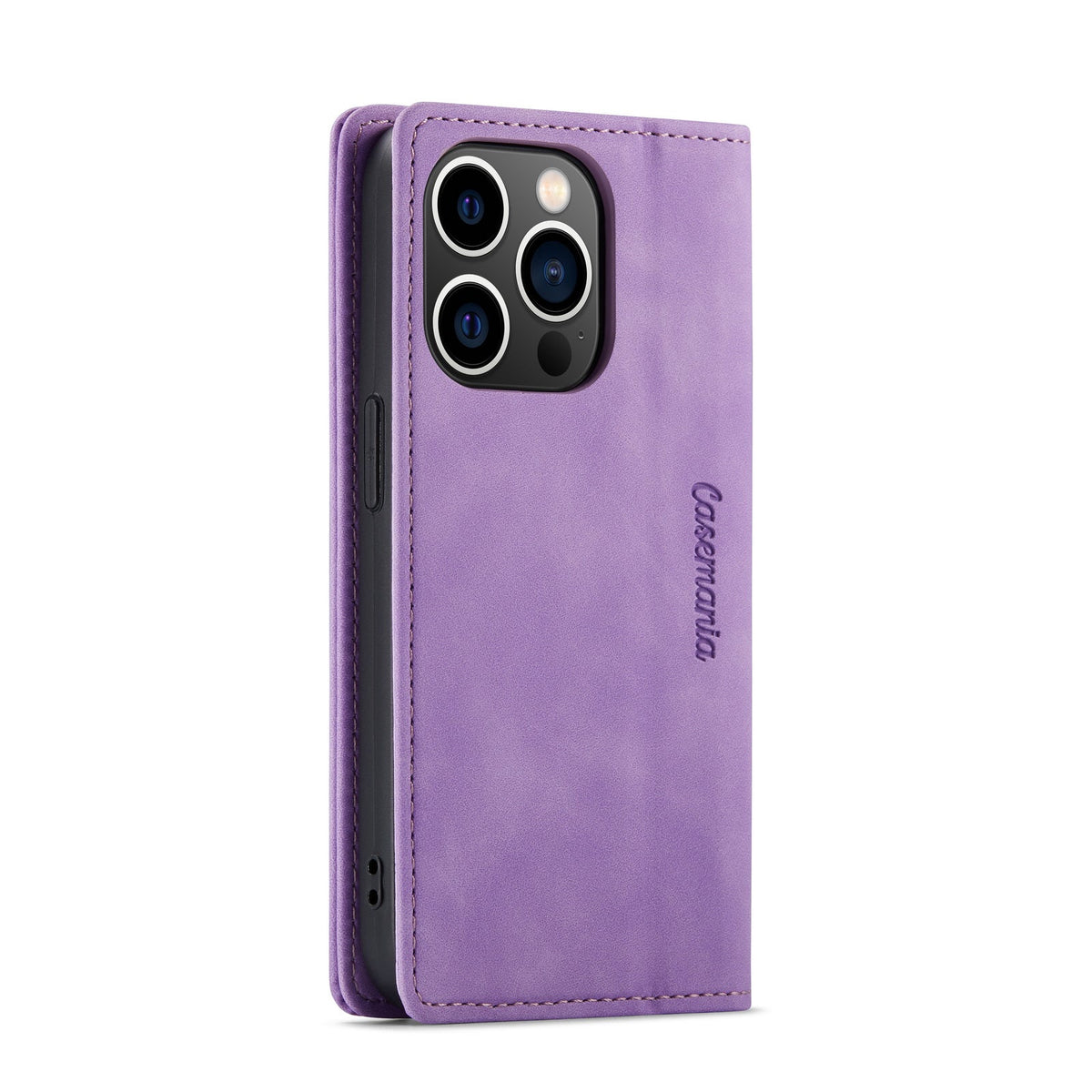 Apple iPhone 15 Pro Max Hoesje - Bright Lila - Dunne Bookcase