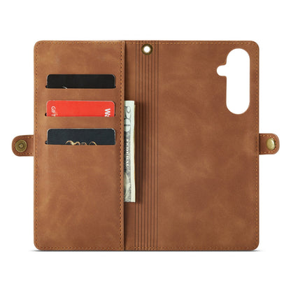Samsung Galaxy A56 Case - Sienna Brown - 2-in-1 Wallet Case with 10 Card Slots