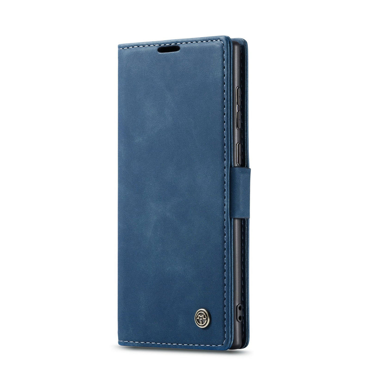 Samsung Galaxy S24 Ultra Hoesje - Navy Blue - Dunne Bookcase