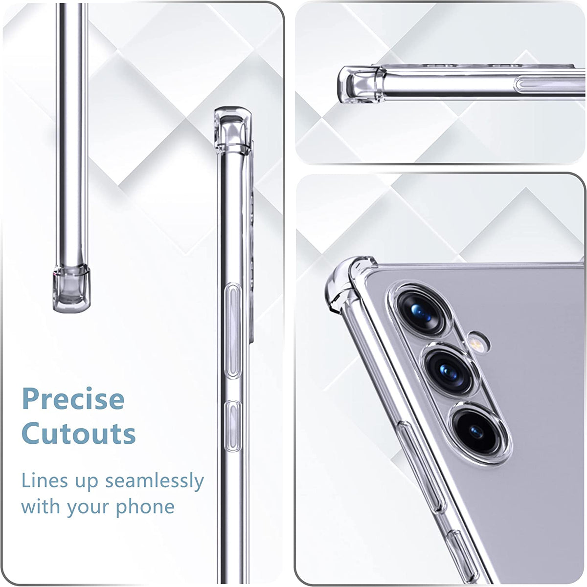 Samsung Galaxy A54 Hoesje - Transparant - Anti-Shock Back Cover