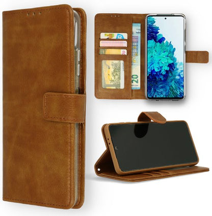 OPPO A57 Hoesje - Bruin - Bookcase