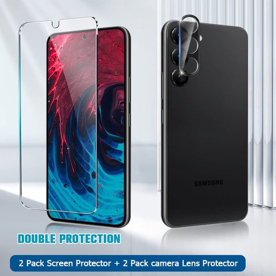 Samsung Galaxy S23 Screen- en Cameraprotector - 2 Stuks