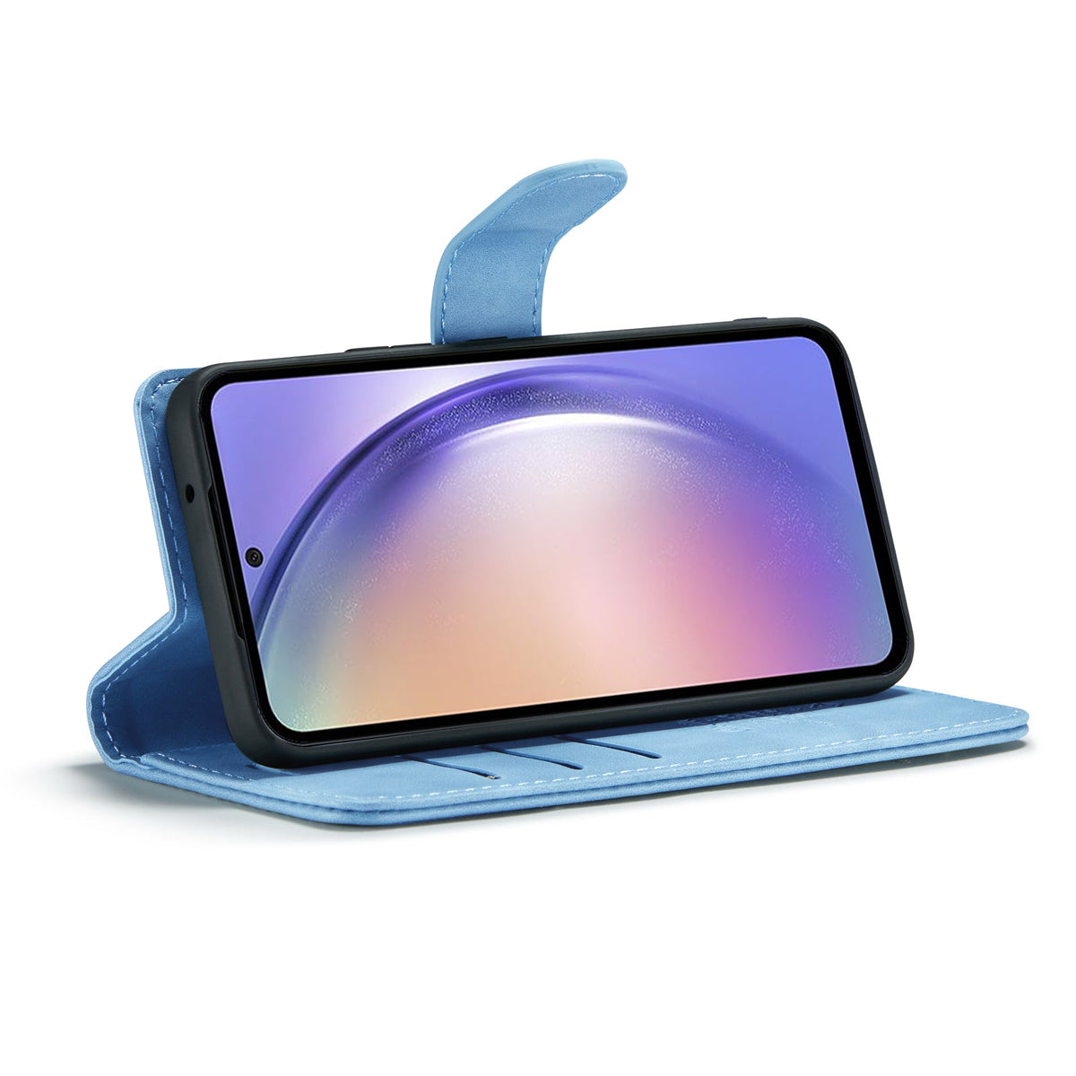 Samsung Galaxy S22 Ultra Hoesje - Sky Blue - 2 in 1 Bookcase