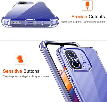 Xiaomi Redmi 12C Hoesje - Transparant - Anti-Shock Back Cover