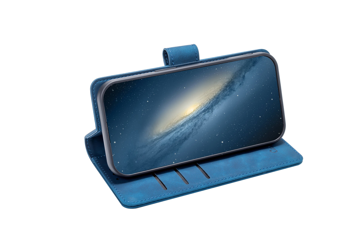 Apple iPhone 17 Case - Navy Blue - 2-in-1 MagSafe Wallet Case