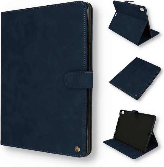 Samsung Galaxy Tab A7 Lite Tablethoes - Navy Blue - Draaibare Bookcase