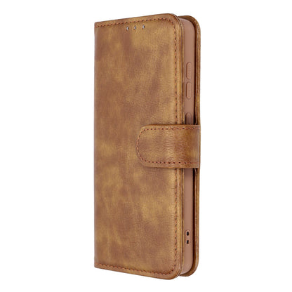 Samsung Galaxy A37 Hoesje - Bruin - Luxe Portemonnee Bookcase