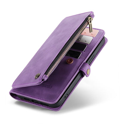 Apple iPhone 15 Pro Max Hoesje - Pastel Pink - Luxe MagSafe Bookcase met Rits en Telefoonkoord