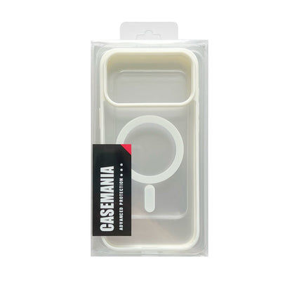 Apple iPhone 17 Pro Max Hoesje - Wit - Bumper MagSafe Back Cover
