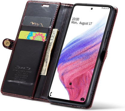 Samsung Galaxy A53 5G Case - Scarlet Crimson - Slim Wallet Case