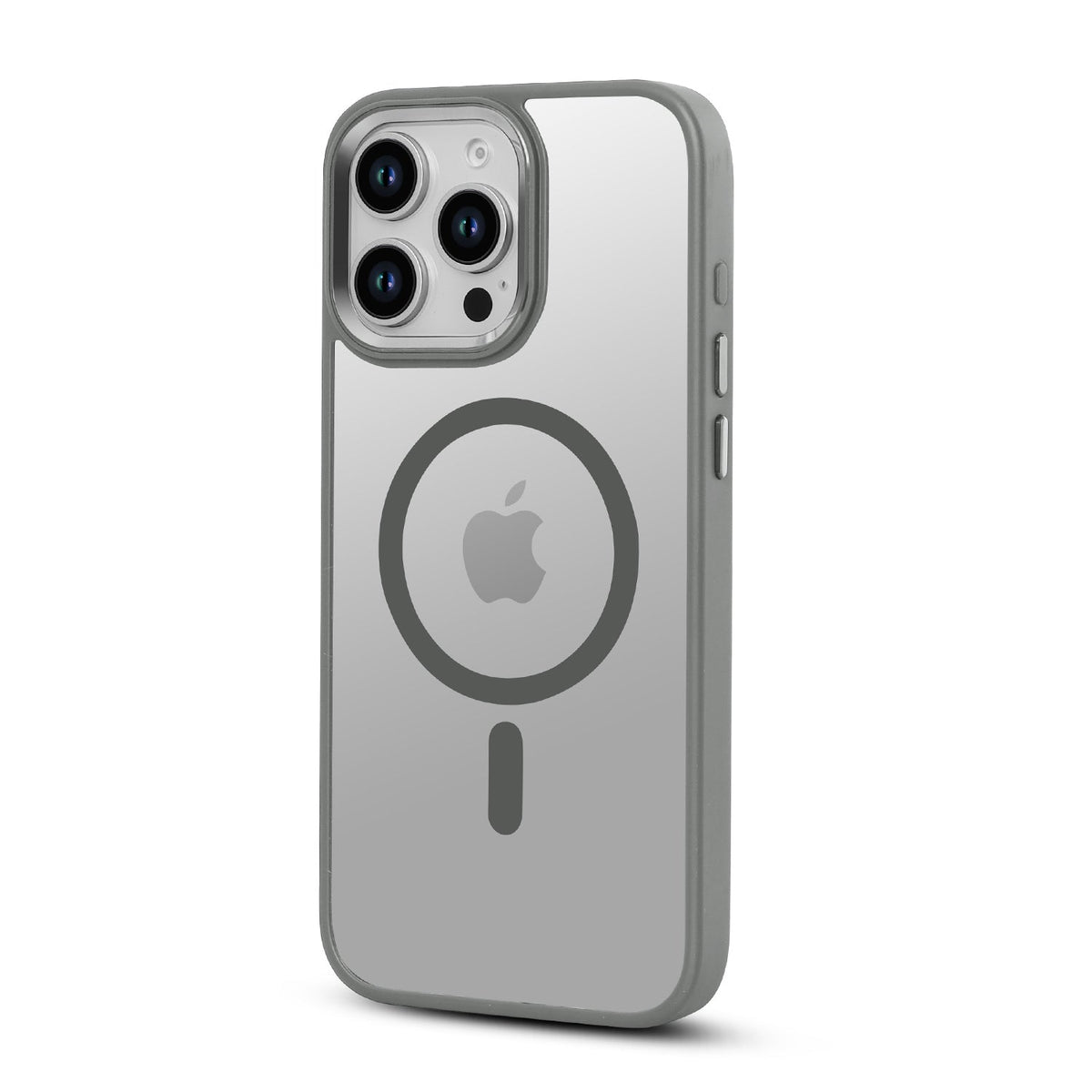 Apple iPhone 16 Pro Hoesje - Grijs - Bumper MagSafe Back Cover