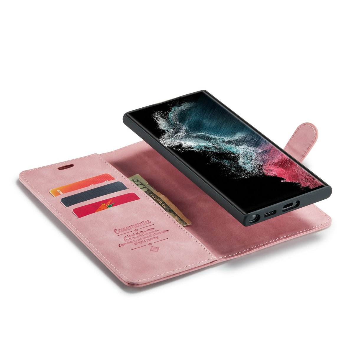 Samsung Galaxy S25 Edge Hoesje - Pale Pink - 2 in 1 Bookcase