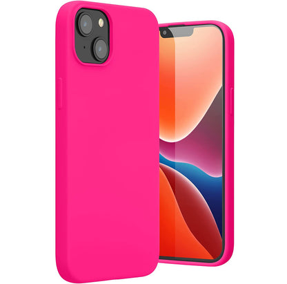 iPhone 14 Hoesje - Roze - Liquid Siliconen Back Cover