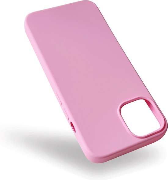Apple iPhone 14 Hoesje - Magenta - Siliconen Back Cover