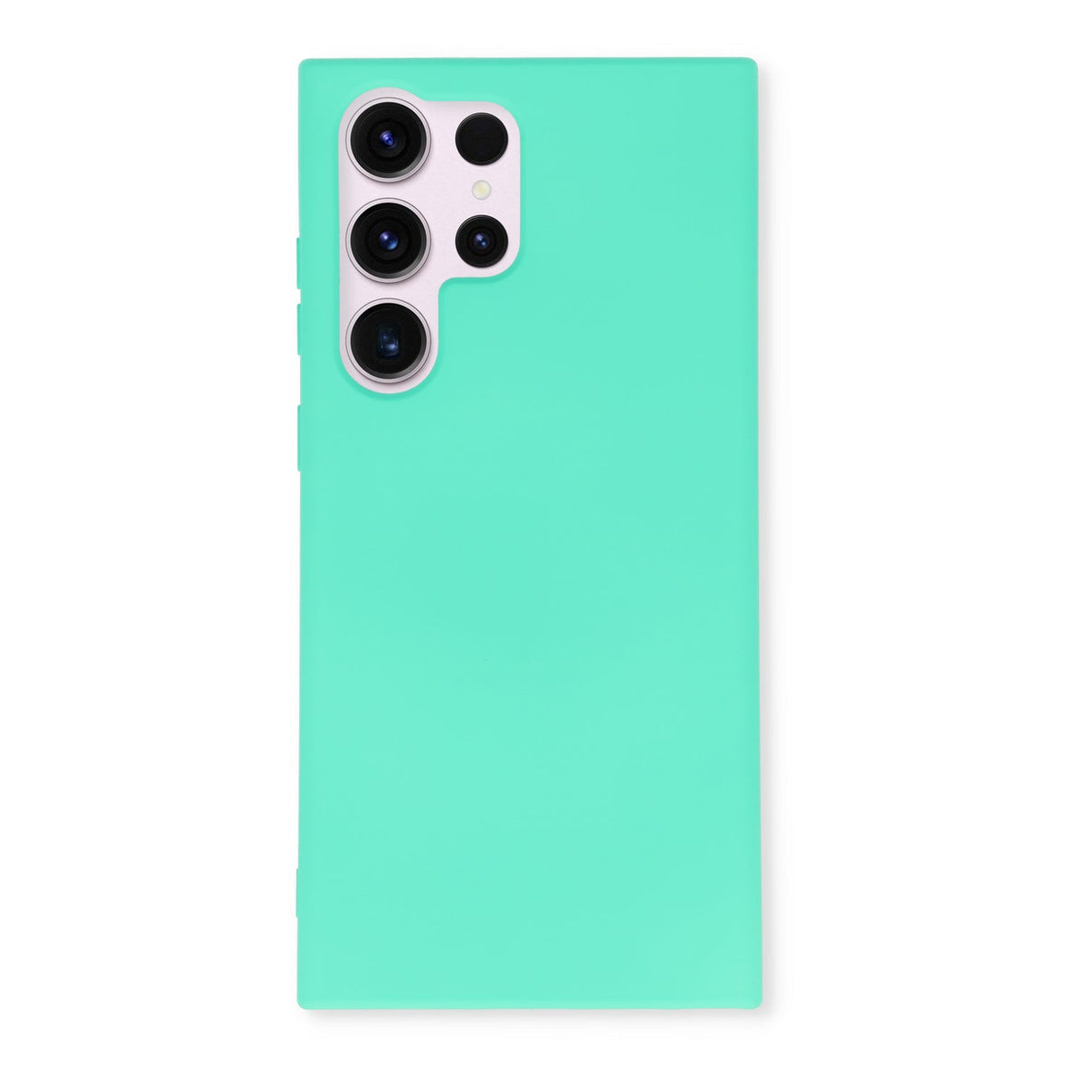 Samsung Galaxy S23 Ultra Hoesje - Turquoise - Siliconen Back Cover