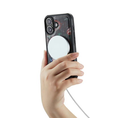 Apple iPhone 17 Hoesje - Stilleven met Bloemen - 2 in 1 MagSafe Bookcase