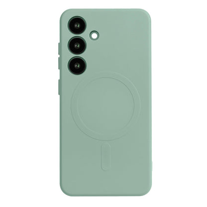 Samsung Galaxy S25 Hoesje - Pistachio Groen - Liquid Siliconen MagSafe Back Cover