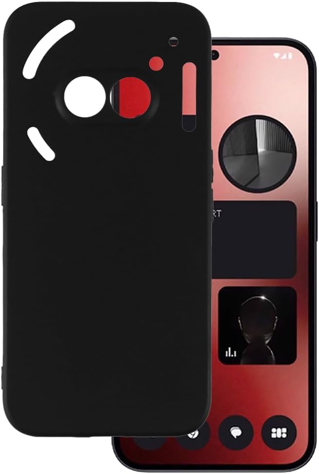 Nothing Phone (2a) Plus Hoesje - Zwart - Siliconen Back Cover