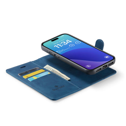 Apple iPhone 16 Pro Max Hoesje - Navy Blue - 2 in 1 Bookcase