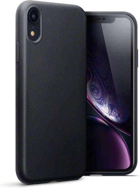 Apple iPhone XR Hülle - Schwarz - Silikon-Backcover