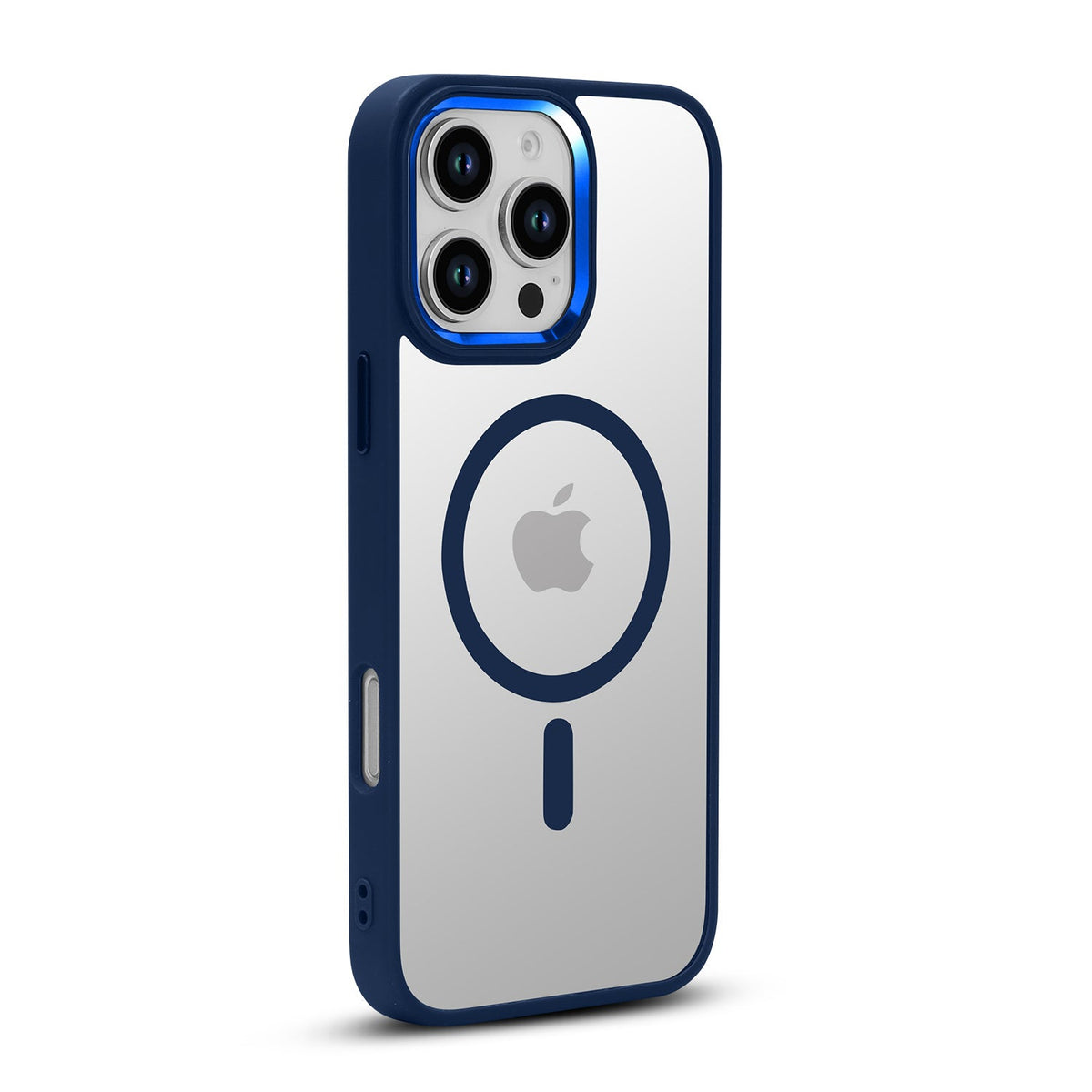 Apple iPhone 16 Pro Case - Blue - Bumper MagSafe Back Cover