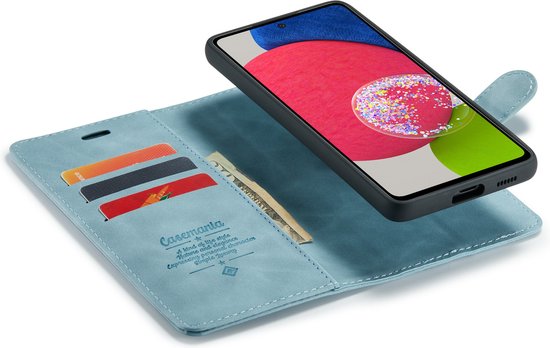 Samsung Galaxy A53 5G Hoesje - Aqua Blue - 2 in 1 Bookcase