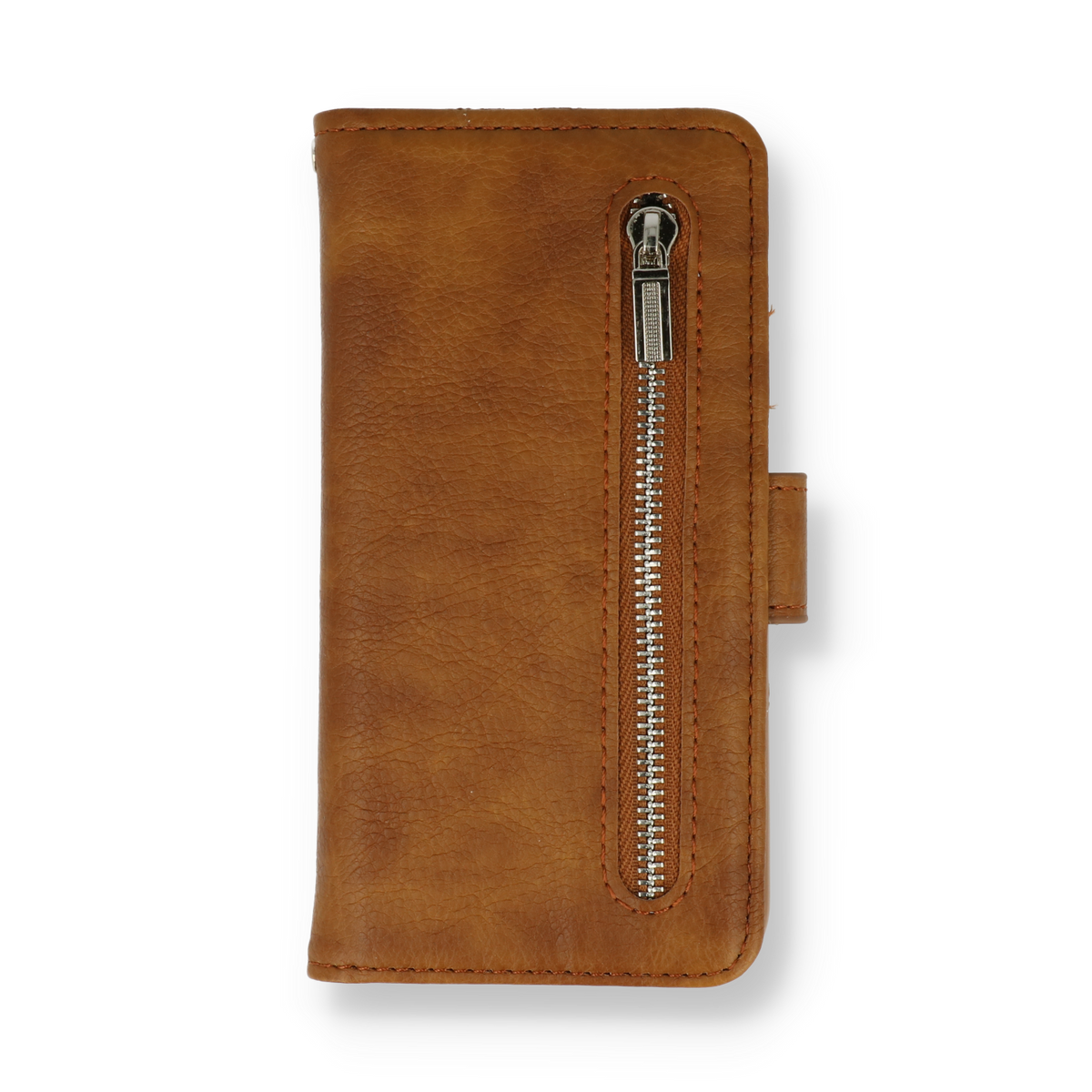 Samsung Galaxy A26 Hoesje - Bruin - Luxe Bookcase met Rits