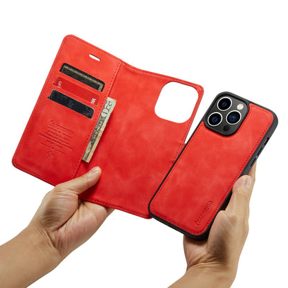 Apple iPhone 15 Pro Max Hoesje - Crimson Red - 2 in 1 Bookcase