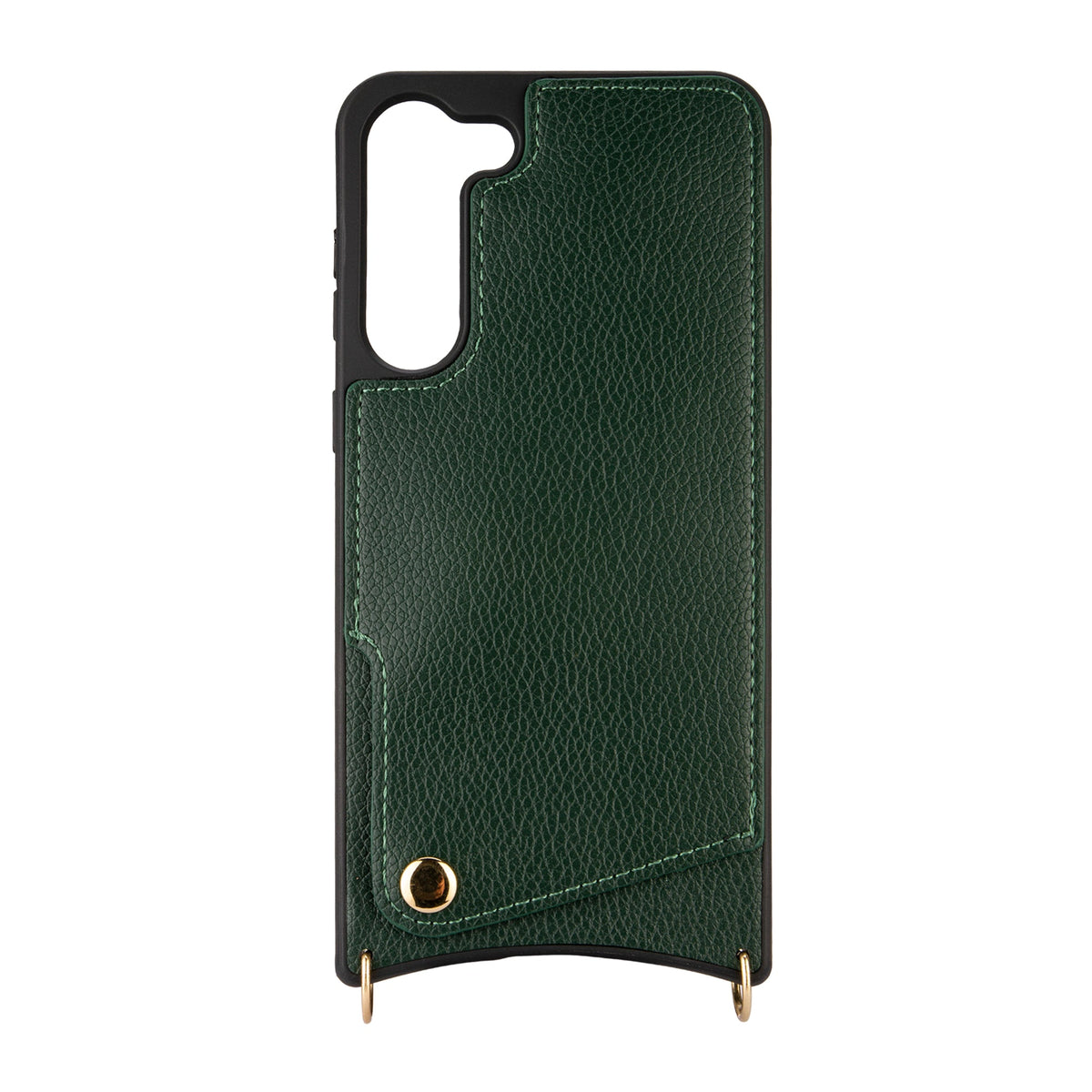Samsung Galaxy S23 Hoesje - Groen - Back Cover met Pols Bandje