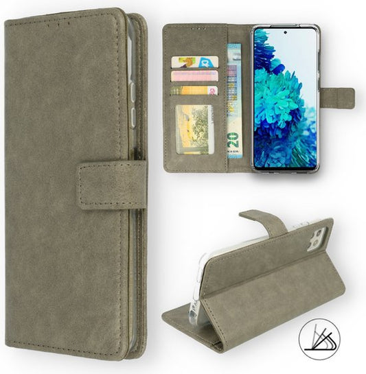 Samsung Galaxy M23 Hoesje - Grijs - Bookcase