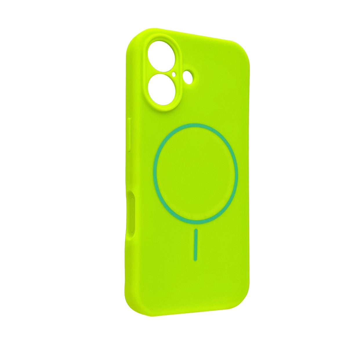 iPhone 17 Hoesje - Lime Groen - Liquid MagSafe Thin Ring Back Cover